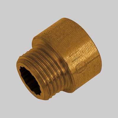 Prolunga Ottone Giallo - 3/8 X 15 - 10 Pezzi - Made In Italy