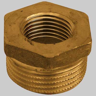 Riduzione Maschio/Femmina Ottone Giallo 11/2 X 11/4 Made In Italy