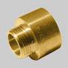 Manicotto Ridotto Maschio/Femmina Ottone Giallo 1/2X1 Made In Italy