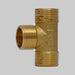 Raccordo A Tee Maschio Ottone Giallo 1 Made In Italy