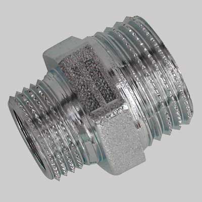 Niples Ridotto Ottone Cromato M 1/2 X 3/8 M Made In Italy