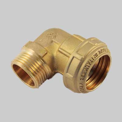 Raccordo Curvo Maschio Pn 25 Cobraring 20 X 1/2 Tiemme