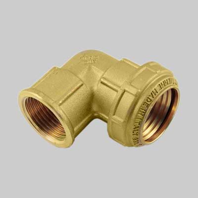Raccordo Curvo Femmina Pn 25 Cobraring 40 X 11/4 Tiemme