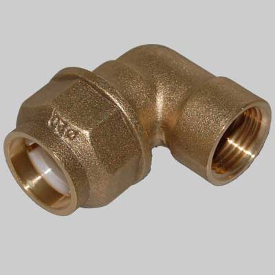 Raccordo A Gomito Femmina Anello Resina 20 X 1/2 Astori