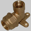 Raccordo A Gomito Femmina Con Staffa Anello Resina 25 X 3/4 Astori