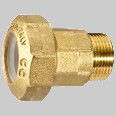 Raccordo Dritto Maschio Pe Anello Resina 40 X 11/4 Cg Cavalletto