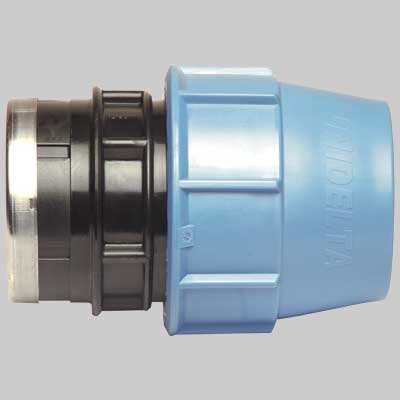 Raccordo Diritto Femmina Plastica 90 X 2 Unidelta