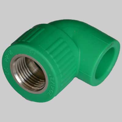 Gomito Femmina Filettato Femmina 1/2 X 25 Wavin