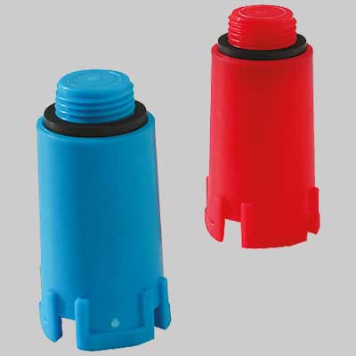 Tappo Prova Impianti 1/2 Blu Made In Italy