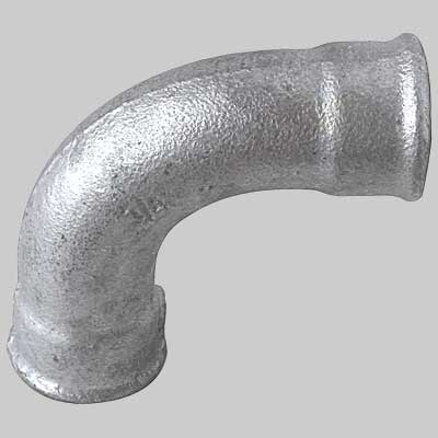 Curva A 90 ° Femmina/Femmina Zincata 2 Made In Italy