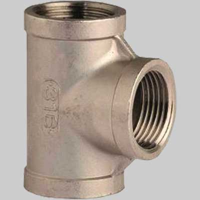 Raccordo A Tee Femmina In Acciaio Inox 3/4 Made In Italy