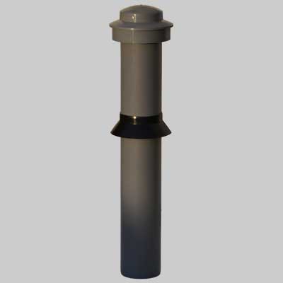 Torretta Di Ventilazione In Pp Grigio Ø 110 Made In Italy