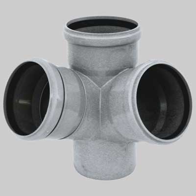 Braga A Scagno Angolazione Doppia Pp Htem 110X110X110 67 ° Wavin