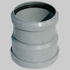 Manicotto Due Bicchieri Collegamento Pvc Ø 100 F Pp Ø 110 F Made In Italy