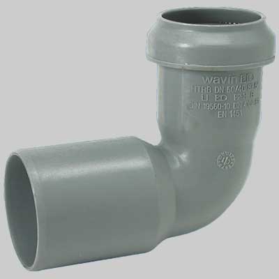 Curva Ridotta Senza Morsetto Dm. 40X50 Wavin