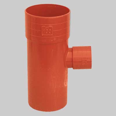 Derivazione Ridotta 87 °30 Pvc 100 X 40 Made In Italy