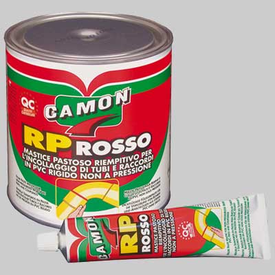 Adesivo Pastoso Riempitivo Tubetto Gr 125 Rosso Camon