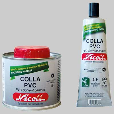 Colla Per Pvc 'Nicoll' Barattolo 250 Ml C/Pennello Nicoll