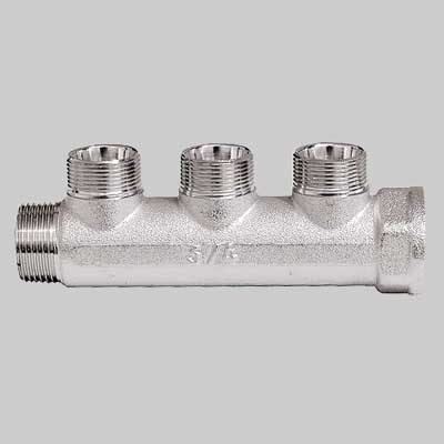 Collettore Lineare Mf 3/4 Cromato Interasse 36 Mm 4 Vie Far