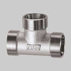 Raccordo A Tee Con 3 Monoconi Cromato Far 24 X 19 Far