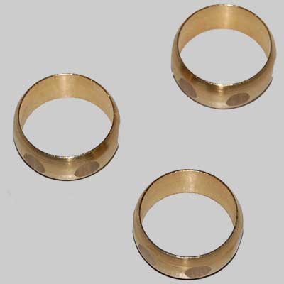 Ogive In Ottone Per Tubo Rame 12 X 1/2 Made In Italy