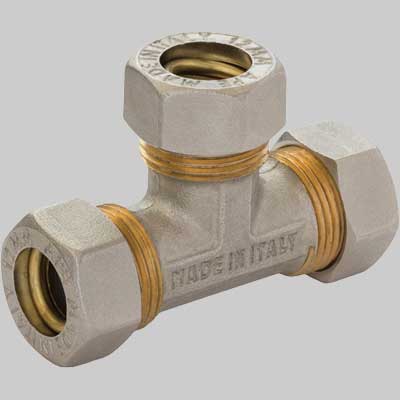 Tee 3 Dadi Oring 14 X 14 X 14 Ape Raccorderie