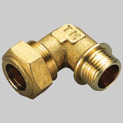 Raccordo Curvo Maschio Con Oring Giallo 18 X 3/4 Tiemme