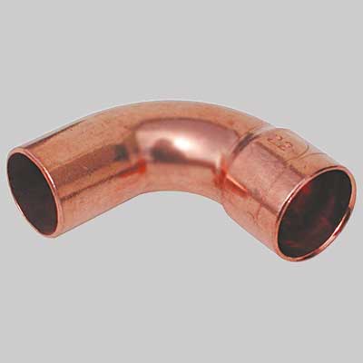 Curva Rame 90 ° A Saldare Maschio/Femmina 22 X 22 Made In Italy