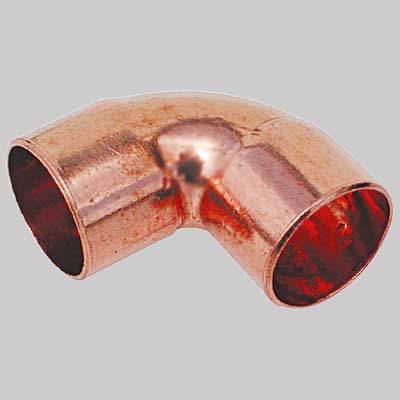 Gomito Rame A Saldare Femmina/Femmina 12 X 12 Made In Italy