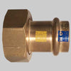 Mezzo Bocchettone Dado Girevole A Pressare 22 X 3/4 Made In Italy