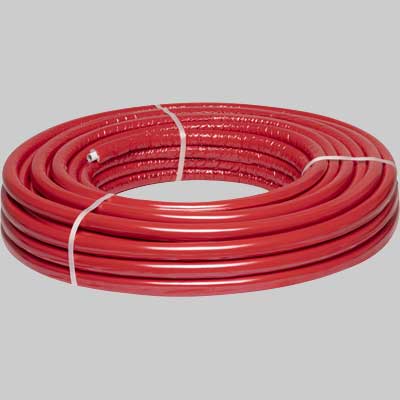 Tubo Multistrato Rivestito Rosso Cardinale - 26X3 - 25 Metri - Made In Italy