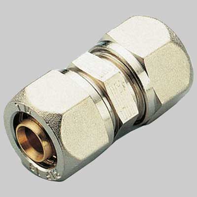 Raccordo A Compressione Diritto Doppio Tiemme 20 X 20 Tiemme