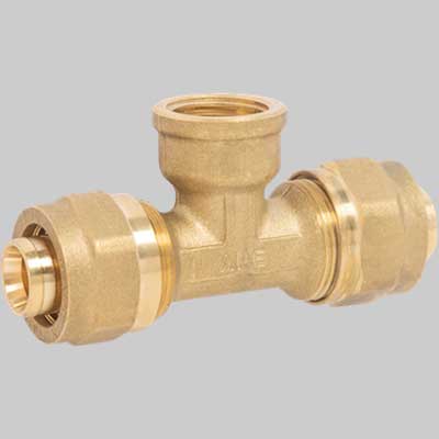 Raccordo A Tee Femmina A Stringere Ape 32 X 1 X 32 Ape Raccorderie