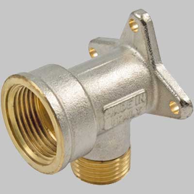 Raccordo Curvo Con Flangia 3/4 X 3/4 18 Tiemme