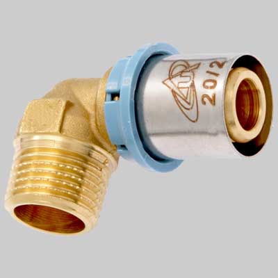 Raccordo A Gomito Maschio Delt All 32 X 1 Unidelta