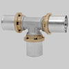 Raccordo A Tee Doppio A Pressare 16 X 16 X 16 Icma
