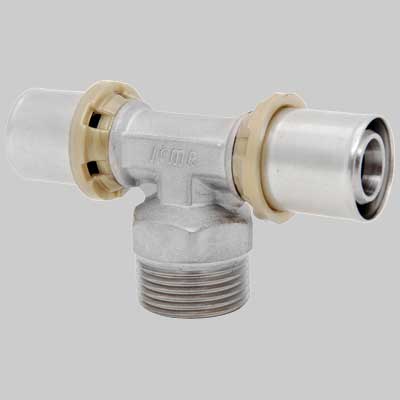 Raccordo A Tee Maschio A Pressare 26 X 1 X 26 Icma