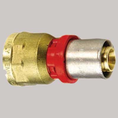 Raccordo Diritto Femmina A Pressare Tiemme 40 X 11/4 Tiemme