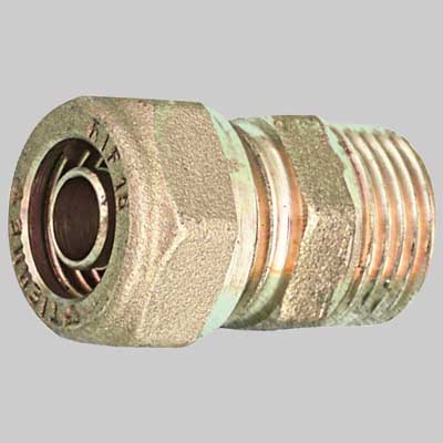 Raccordo Diritto Maschio Per Tubo Cobrapex 3/4 X 18 S. 2,5 Tiemme