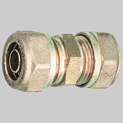 Raccordo Diritto Doppio Per Tubo Cobrapex 15 X 15 S. 2,5 Tiemme