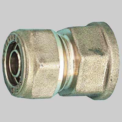 Raccordo Diritto Femmina Per Tubo Cobrapex 1/2 X 18 S. 2,5 Tiemme