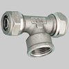 Raccordo A Tee Femmina Per Tubo Cobrapex 18 X 1/2 X 18 S. 2,5 Tiemme