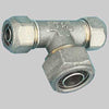 Raccordo A Tee Doppio Ridotto Per Tubo Cobrapex 15 X 22 X 15 Tiemme