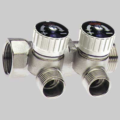Collettore Lineare Con Rubinetti Icma 3 3/4X(24X1,5) 3 Vie Icma