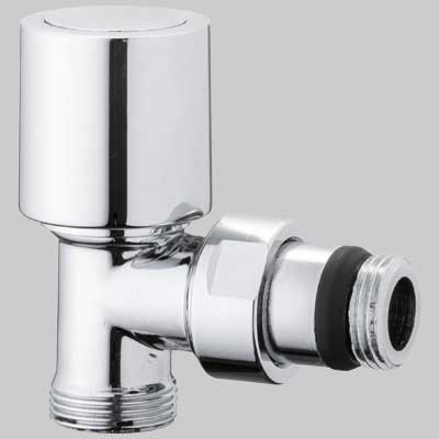 Valvola Aida Termostatica A Squadra Cromo 3/8 24 X 1.5 Icma