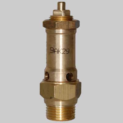 Valvola Di Sicurezza A Molla Tarabile Scarico Libero 3/4 Or