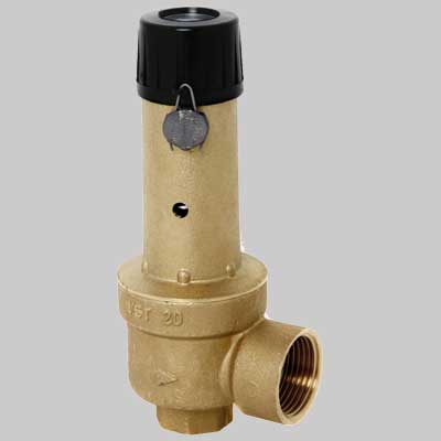 Valvola Di Sicurezza Qualificata E Tarata Inail (Ex Ispesl) 1/2X3/4 6 Bar Icma