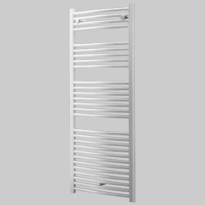 Termoarredo Scalda Salviette Mod. San Remo Bianco Curvo H 1230 L 450 Lazzarini