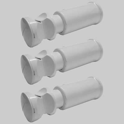 Kit Di Fissaggio Per Scaldasalvietta Bianco Curvo Made In Italy