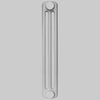 Radiatore Acc.Tub. Comby H.660 3 Colonne - Batteria Da 6 Elementi - 6 Pezzi - Ercos